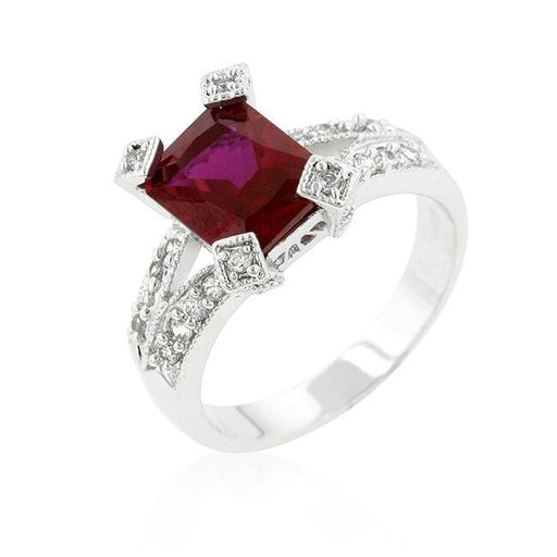 Ruby Cubic Zirconia Fashion Ring Rings JGI   