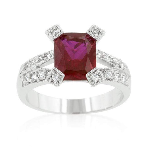 Ruby Cubic Zirconia Fashion Ring Rings JGI   