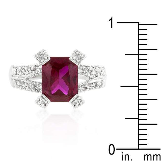 Ruby Cubic Zirconia Fashion Ring Rings JGI   