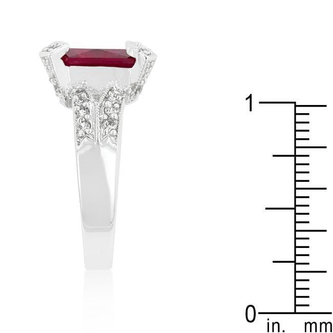 Ruby Cubic Zirconia Fashion Ring Rings JGI   