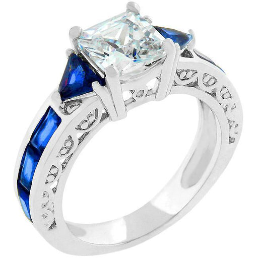 Sapphire Blue Regal Ring Rings JGI   