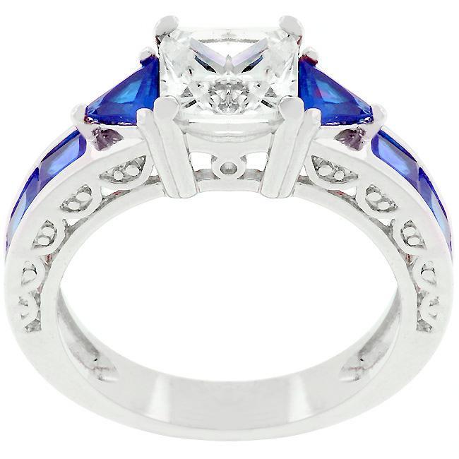 Sapphire Blue Regal Ring Rings JGI   