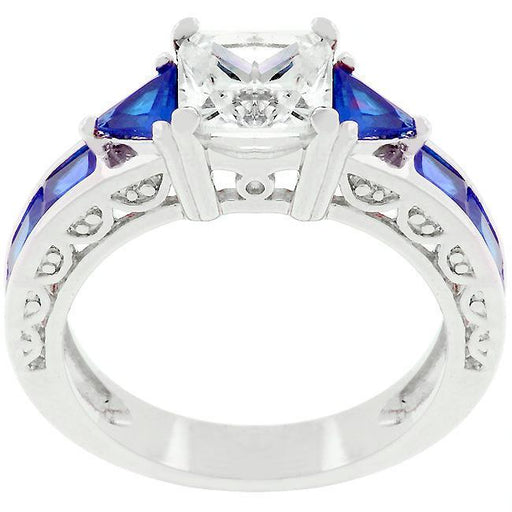 Sapphire Blue Regal Ring Rings JGI   