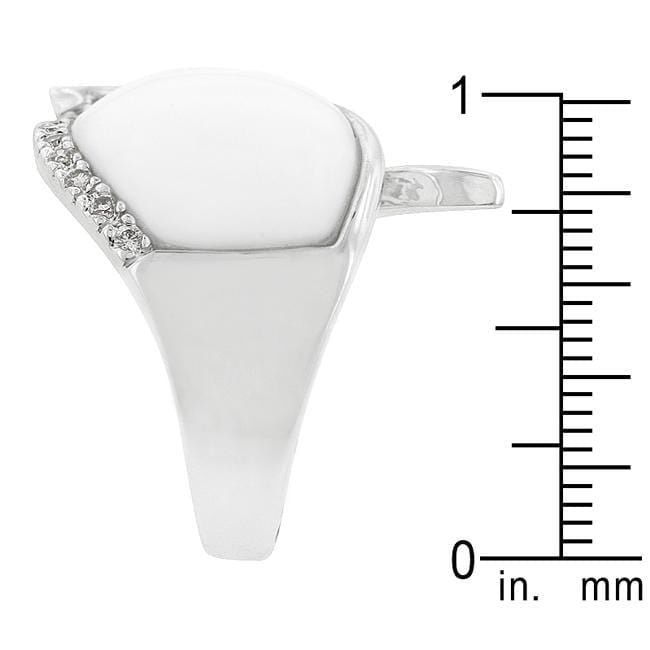 Snow Cap Cocktail Ring Rings JGI   