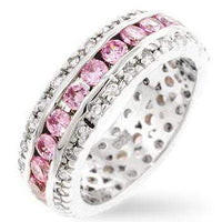 Thumbnail for Soft Pink Eternity Band Rings JGI   