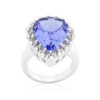 Thumbnail for Solitaire Light Purple Cocktail Ring Rings JGI   