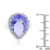 Thumbnail for Solitaire Light Purple Cocktail Ring Rings JGI   