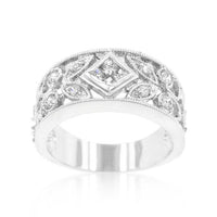 Thumbnail for Spring Floral Cubic Zirconia Band Rings JGI   