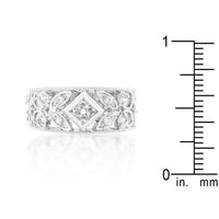 Thumbnail for Spring Floral Cubic Zirconia Band Rings JGI   