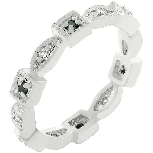 Square and Oval Eternity Band Rings JGI   