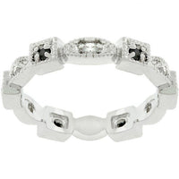 Thumbnail for Square and Oval Eternity Band Rings JGI   