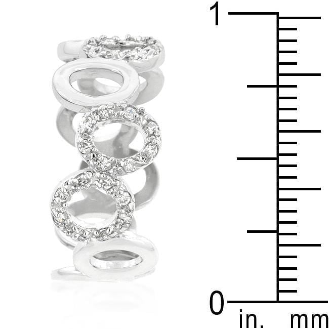 Staggering Hoop Eternity Band Rings JGI   