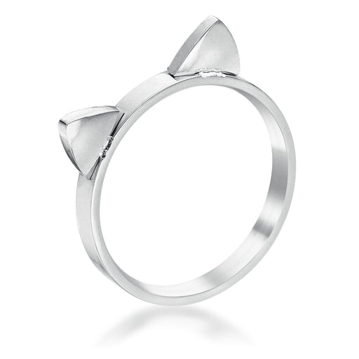 Stainless Steel Cat Ear Ring Rings JGI   