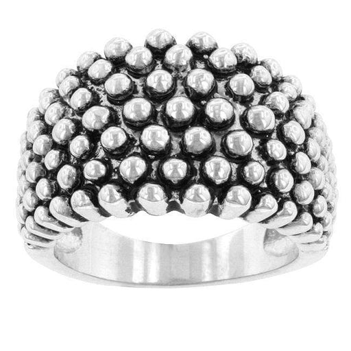 Studded Metal Ring Rings JGI   