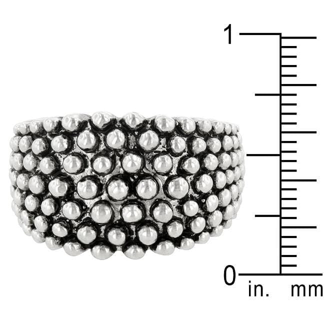 Studded Metal Ring Rings JGI   