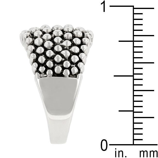 Studded Metal Ring Rings JGI   