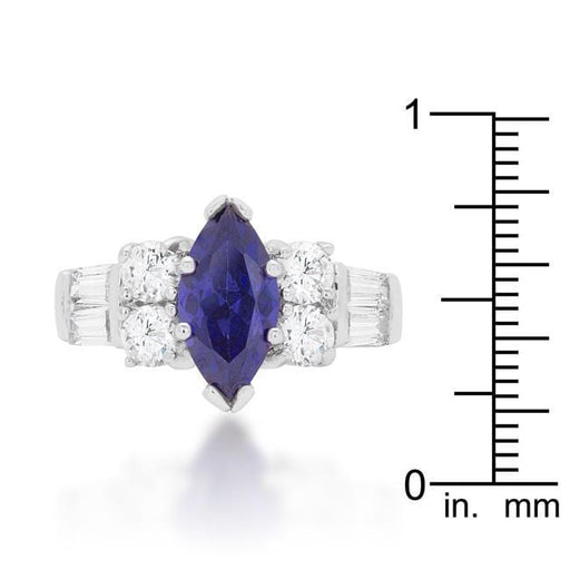 Tanzanite Purple Elegant Cocktail Ring Rings JGI   