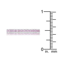Thumbnail for Teresa 0.5ct Pink CZ Stainless Steel Eternity Band Rings JGI   