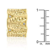 Thumbnail for Textured Organic Matte Golden Eternity Ring Rings JGI   