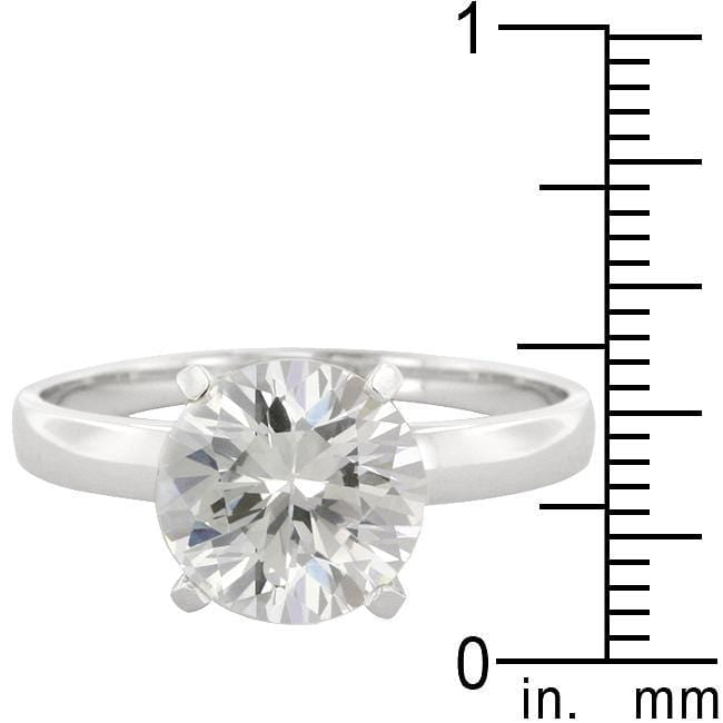 CZ Solitaire Ring, Timeless Solitaire Engagement Ring Rings JGI   