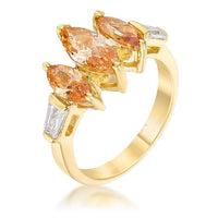 Thumbnail for Triple Marquise Champagne Ring Rings JGI   