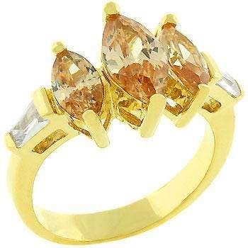 Triple Marquise Champagne Ring Rings JGI   