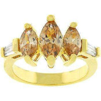 Thumbnail for Triple Marquise Champagne Ring Rings JGI   