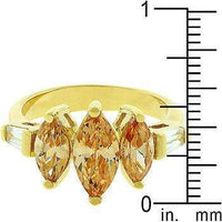Thumbnail for Triple Marquise Champagne Ring Rings JGI   