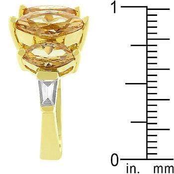 Triple Marquise Champagne Ring Rings JGI   