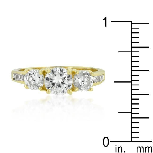 Triplet Golden Wedding Ring Rings JGI   