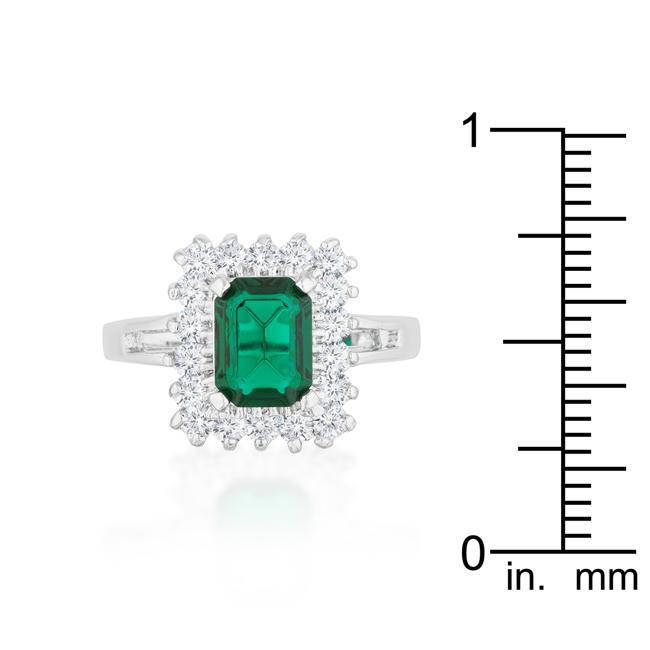 Vintage Emerald Cocktail Ring Rings JGI   