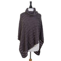 Thumbnail for London Grey Poncho Scarves JGI   