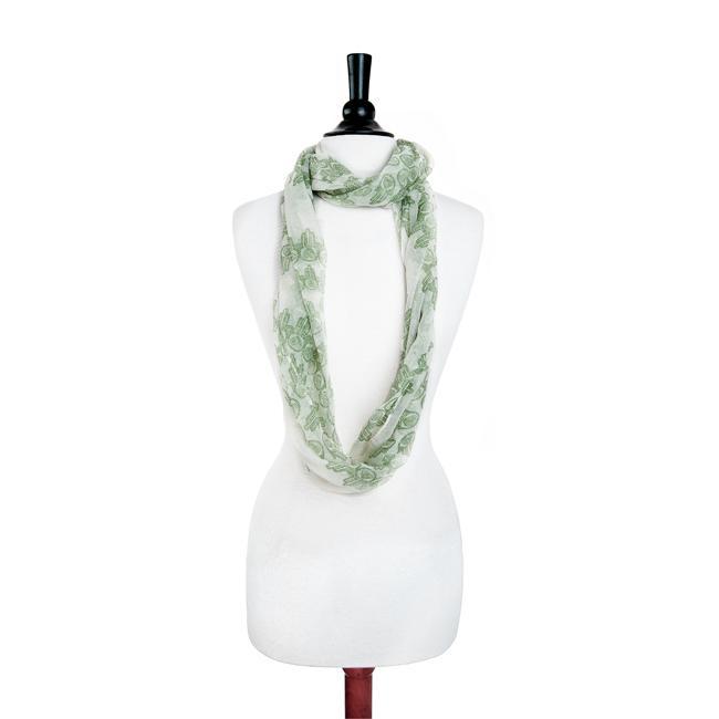 Mixology Green Infinity Scarf Scarves JGI   
