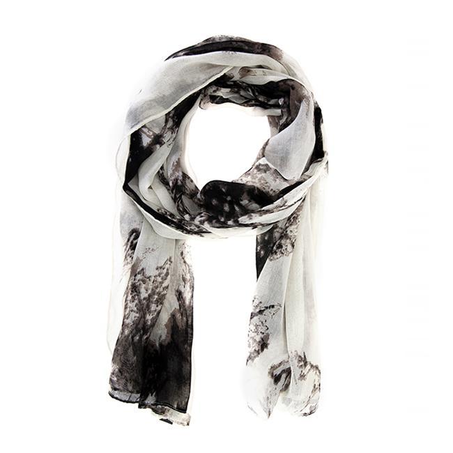 Nikki White Scarf Scarves JGI   