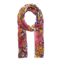 Thumbnail for Pink Franchesca Artsy Floral Scarf Scarves JGI   