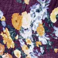 Thumbnail for Purple Aria Floral Infinity Scarf Scarves JGI   
