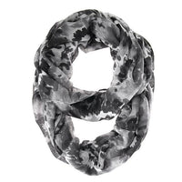 Thumbnail for Scrunchy Black Infinity Scarf Scarves JGI   