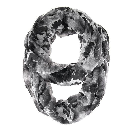 Scrunchy Black Infinity Scarf Scarves JGI   