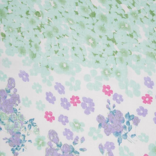 Sora Mint Floral Meadow Print Infinity Scarf Scarves JGI   