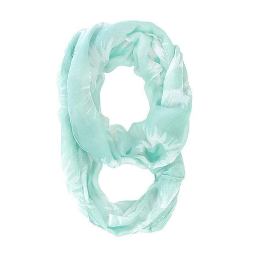 Splash Mint Infinity Scarf Scarves JGI   