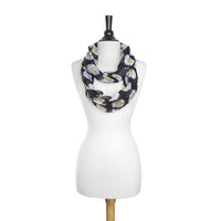 Thumbnail for Sunflower Black Infinity Scarf Scarves JGI   
