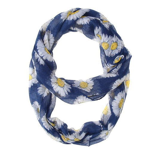 Sunflower Blue Infinity Scarf Scarves JGI   