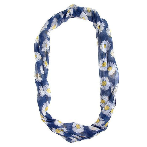 Sunflower Blue Infinity Scarf Scarves JGI   