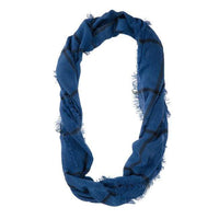 Thumbnail for Tori Blue Plaid Infinity Scarf Scarves JGI   
