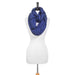 Tori Blue Plaid Infinity Scarf Scarves JGI   