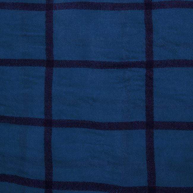 Tori Blue Plaid Infinity Scarf Scarves JGI   