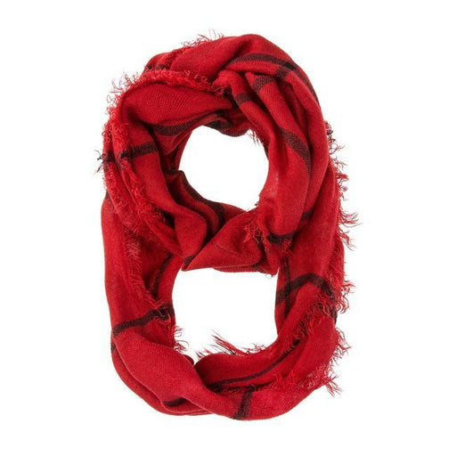 Tori Red Plaid Infinity Scarf Scarves JGI   