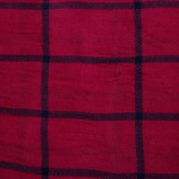 Thumbnail for Tori Red Plaid Infinity Scarf Scarves JGI   