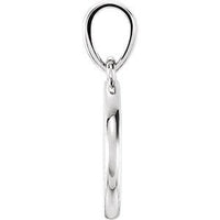 Thumbnail for Sterling Silver .005 CTW Diamond Engravable Pendant  STULLER Default Title  