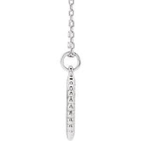 Thumbnail for Sterling Silver Engravable Round Beaded 16-18